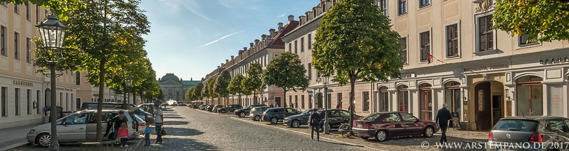 Dresden - Innere Neustadt, Panorama Königsstraße
