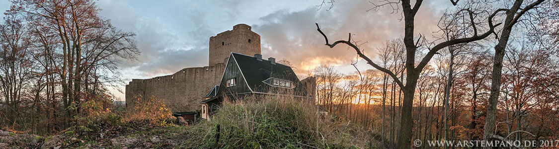 Burgruine Frauenstein von Norden